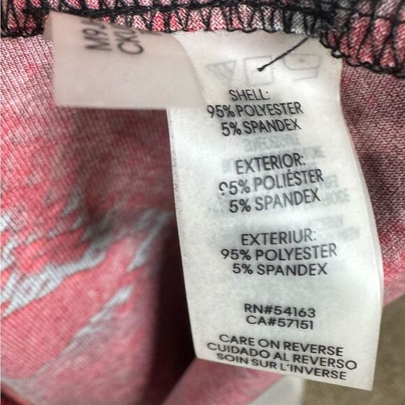 Calvin Klein red and black python snakeskin print pleated top size medium - Picture 5 of 6